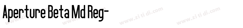 Aperture Beta Md Reg字体转换